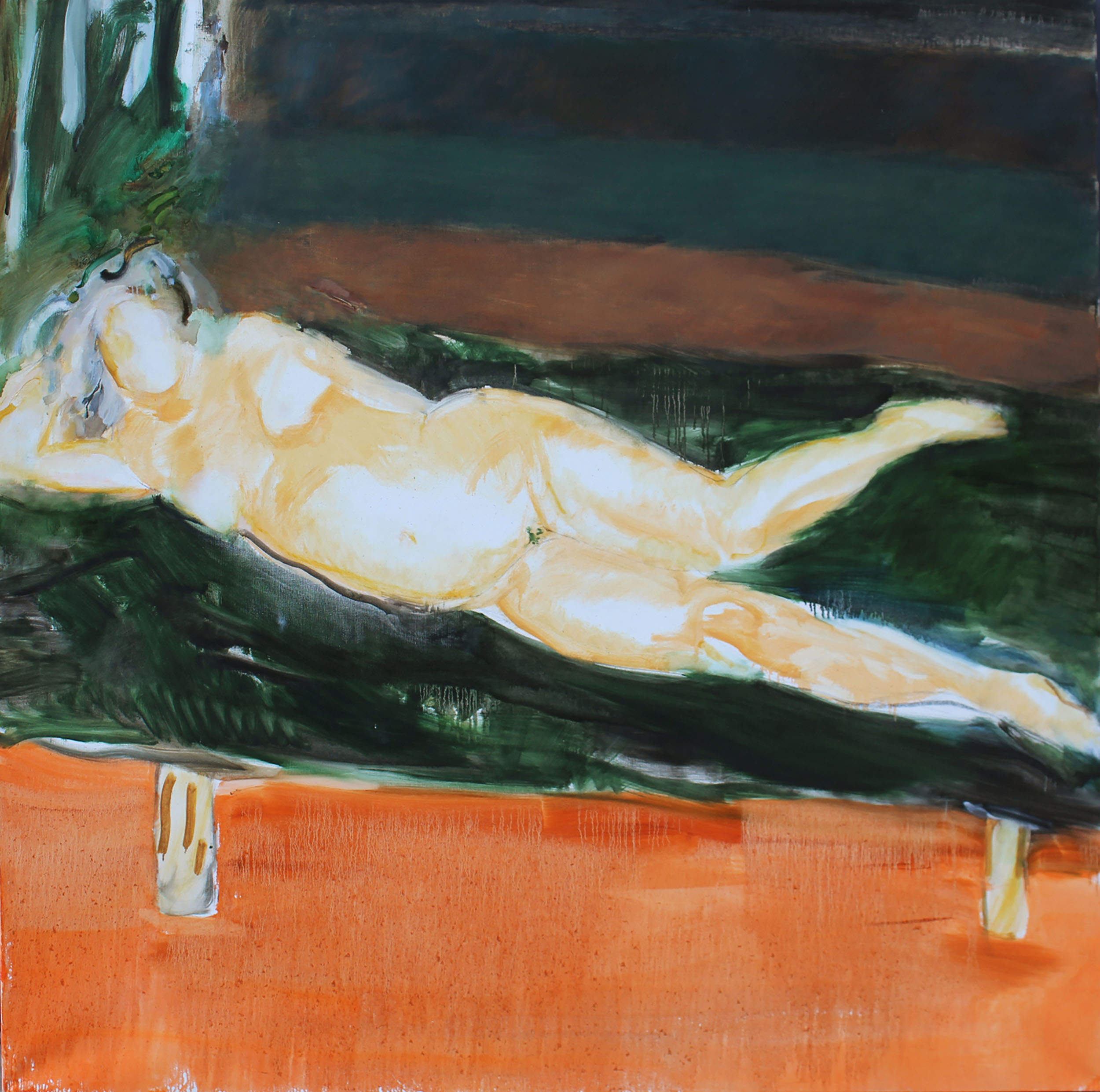 LONG NUDE by Barrie Cooke