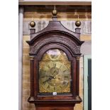 SPENDLOVE, CAMBRIDGE, AN 18TH CENTURY OAK LONGCASE CLOCK,