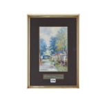 PARSONS NORMAN, 1840-1914, WATERCOLOUR, entitled Constable's Lock, Dedham, signed,