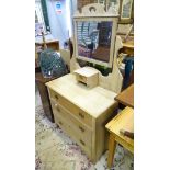 A pine dressing table,