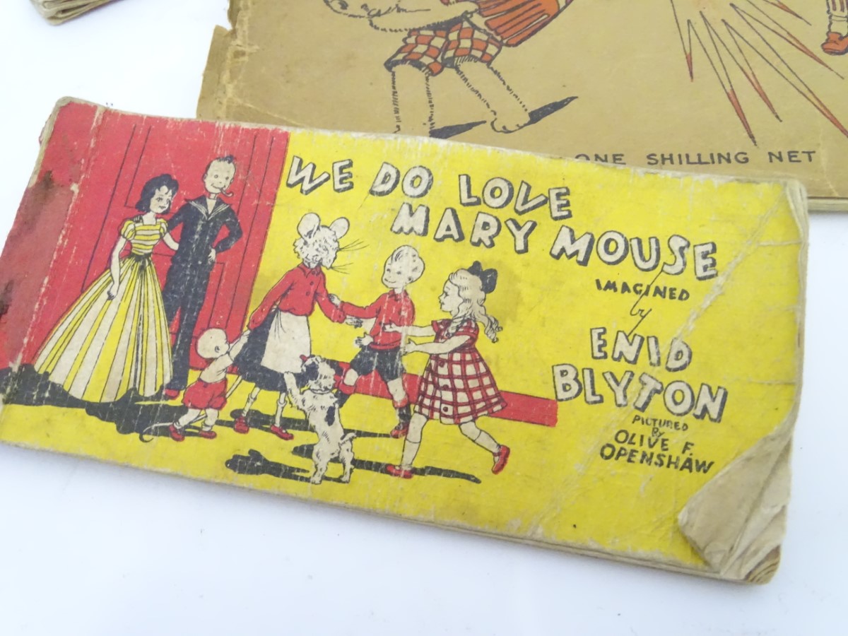 Three early 20thC children's books, Bobby Bears Annual 1925, We Do Love Mary Mouse, by Enid Blyton, - Image 3 of 6