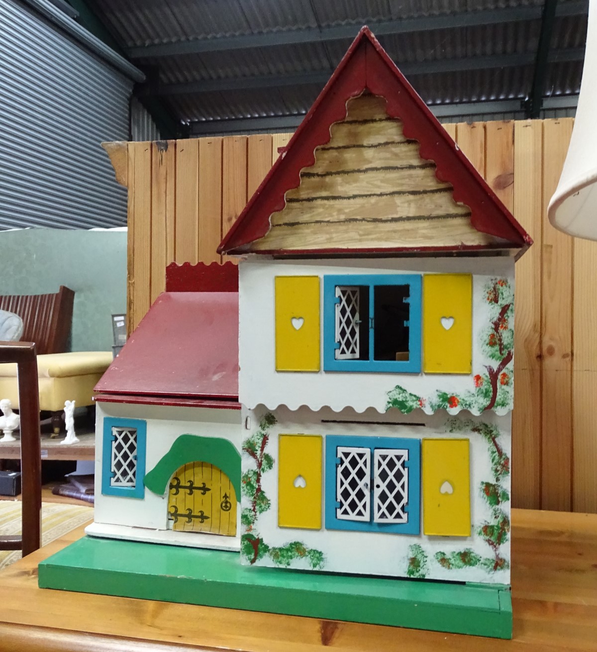 Dolls house and furniture CONDITION: Please Note - we do not make reference to the