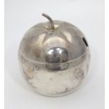 A preserve pot formed as an apple CONDITION: Please Note - we do not make reference