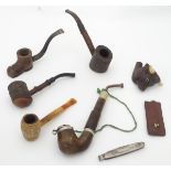 A quantity of smoking pipes,