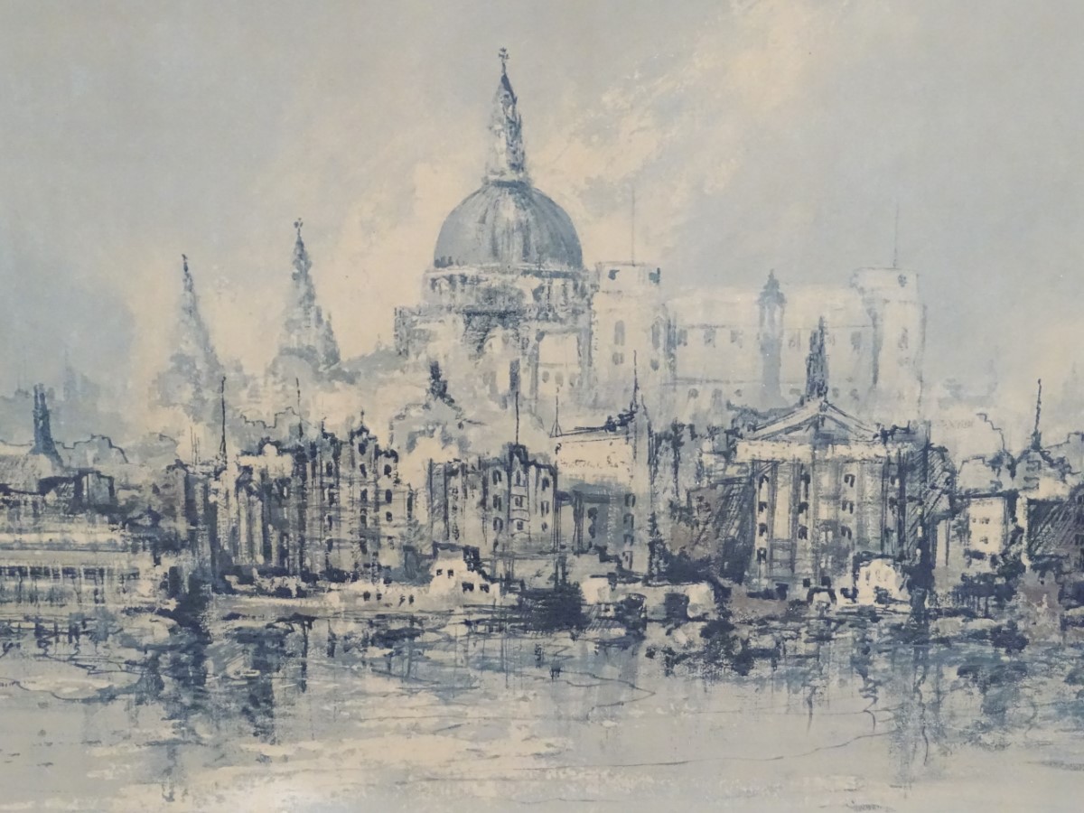 A print of London after Ben Maile CONDITION: Please Note - we do not make reference - Image 4 of 4