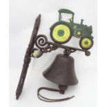 A doorbell with tractor decoration CONDITION: Please Note - we do not make