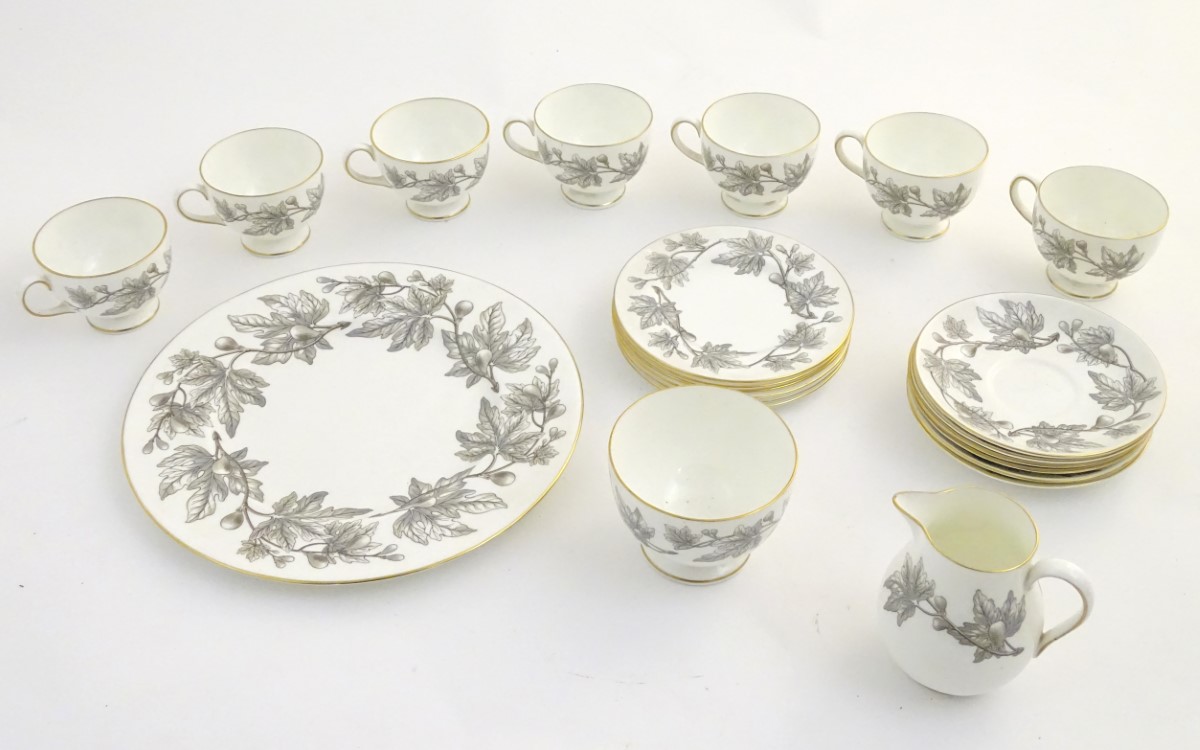 A quantity of Wedgwood tea wares in the pattern Ashford, no.