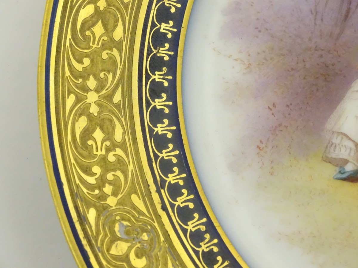 A cabinet plate in the manner of Sevres, - Image 5 of 7