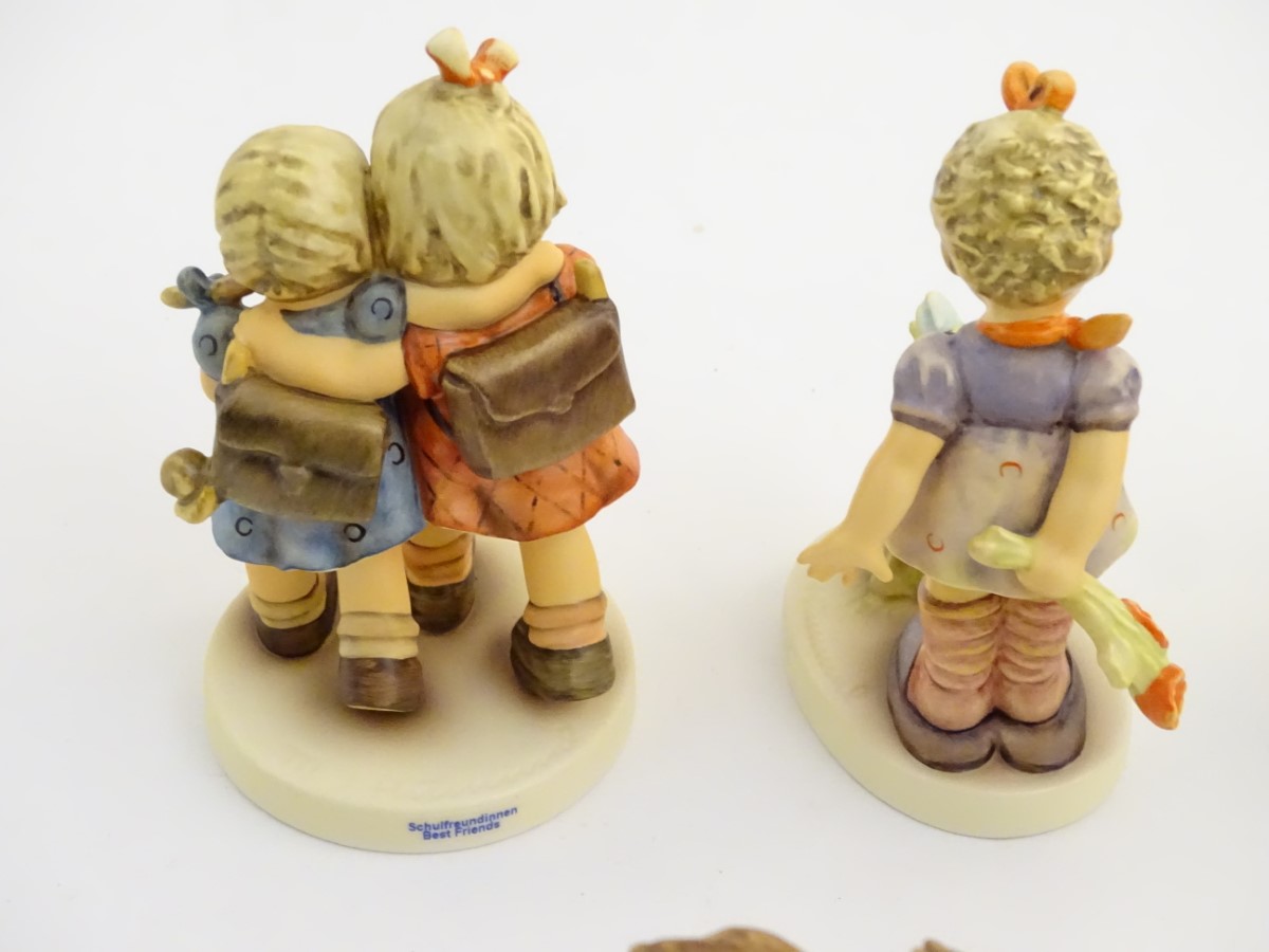 A collection of 9 Hummel Goebel countryside figures, comprising: Best Friends (model no. - Image 7 of 12