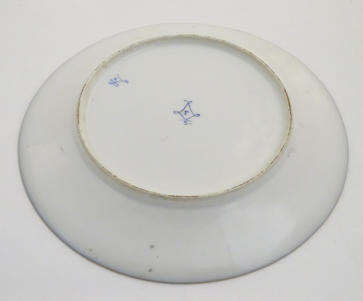 A cabinet plate in the manner of Sevres, - Image 7 of 7