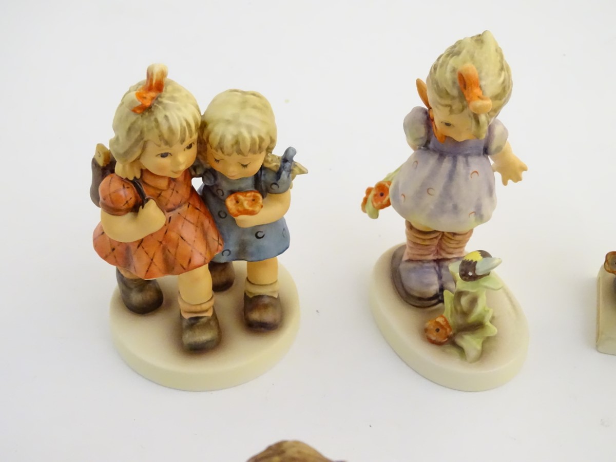 A collection of 9 Hummel Goebel countryside figures, comprising: Best Friends (model no. - Image 6 of 12