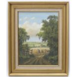 Robert Ixer, XX, Oil on canvas, Gateway to the Cornfield,
