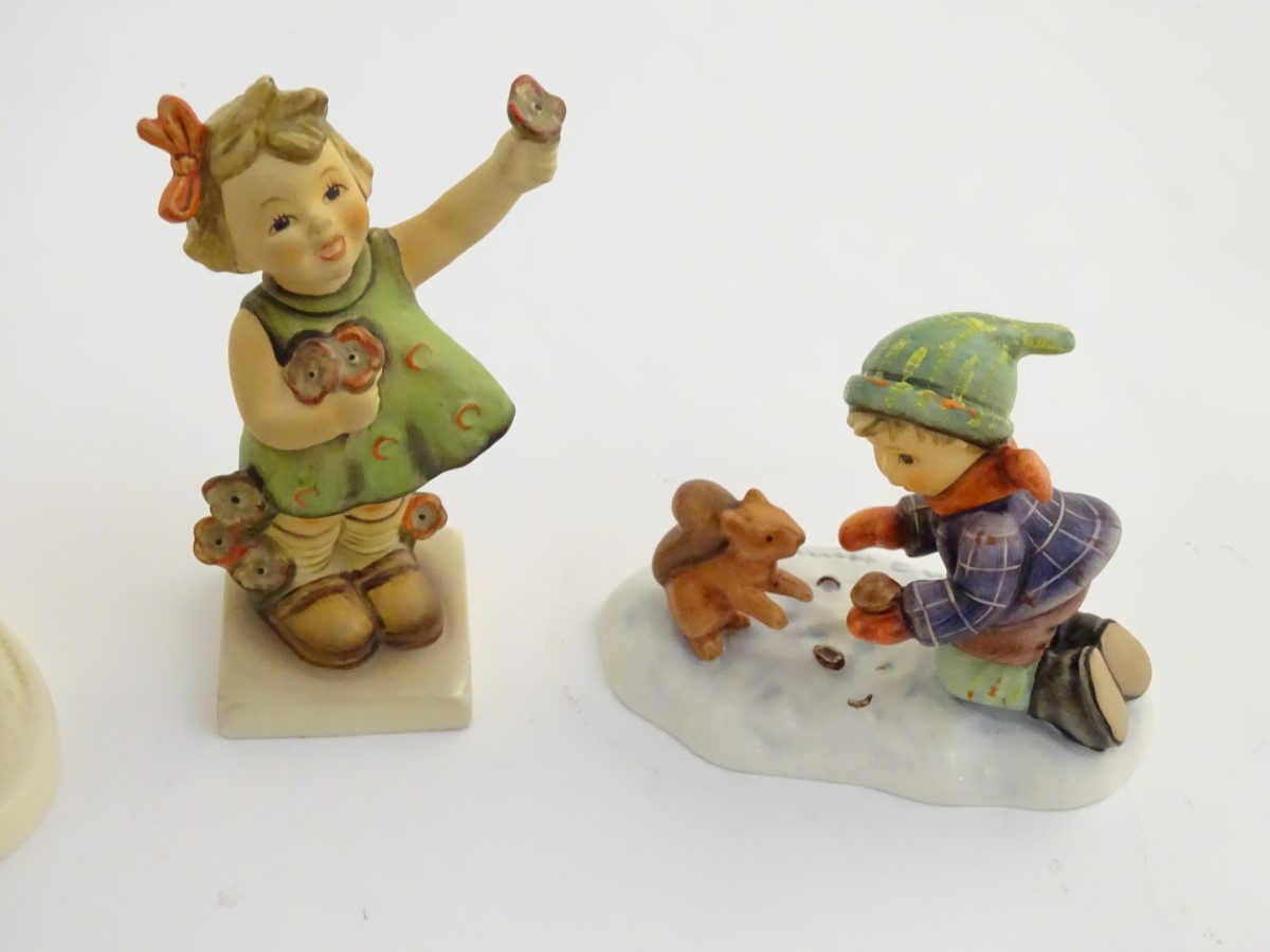 A collection of 9 Hummel Goebel countryside figures, comprising: Best Friends (model no. - Image 5 of 12