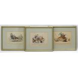 After Ernest Meissonier (1815 -1891), French School, 19thC lithographs, x3,