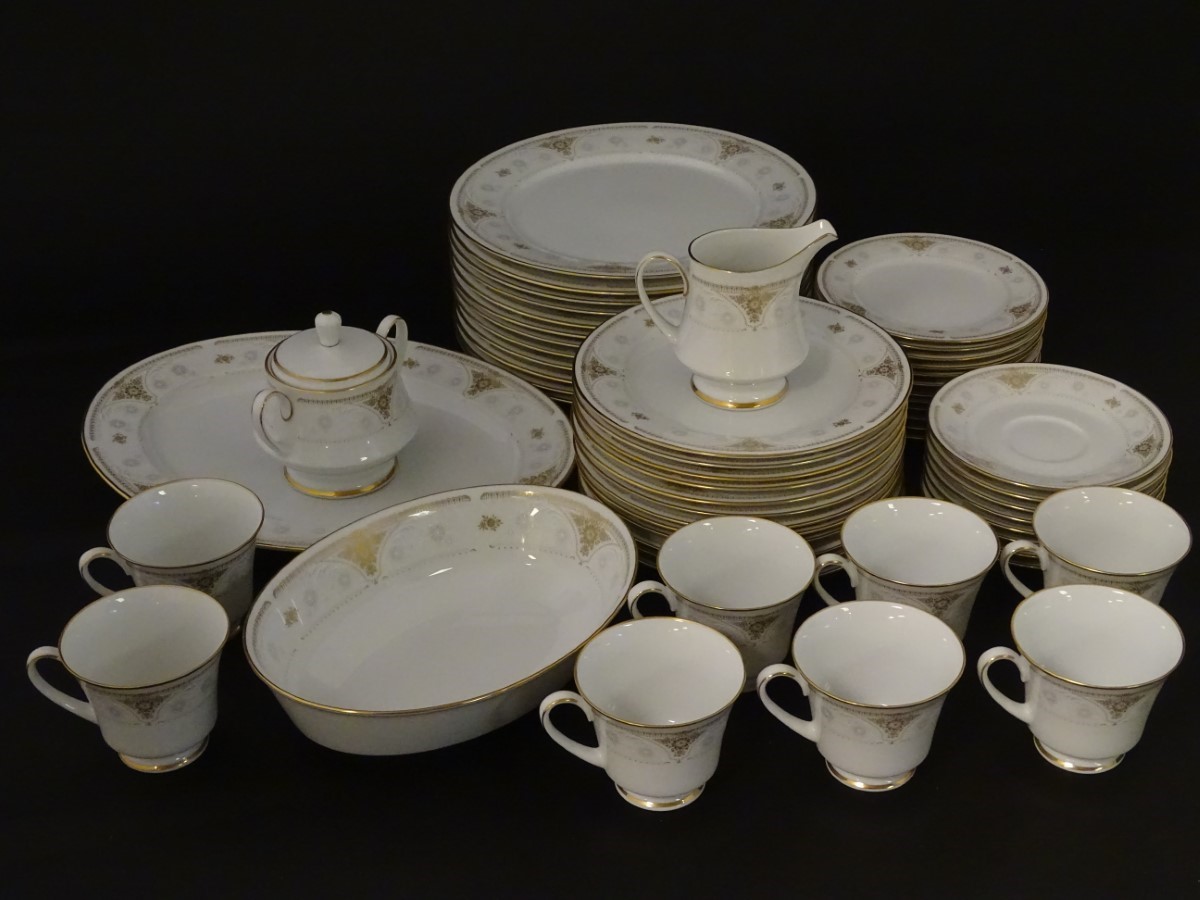 A quantity of Noritake tea and dinner wares in the pattern Highclere, - Image 4 of 5