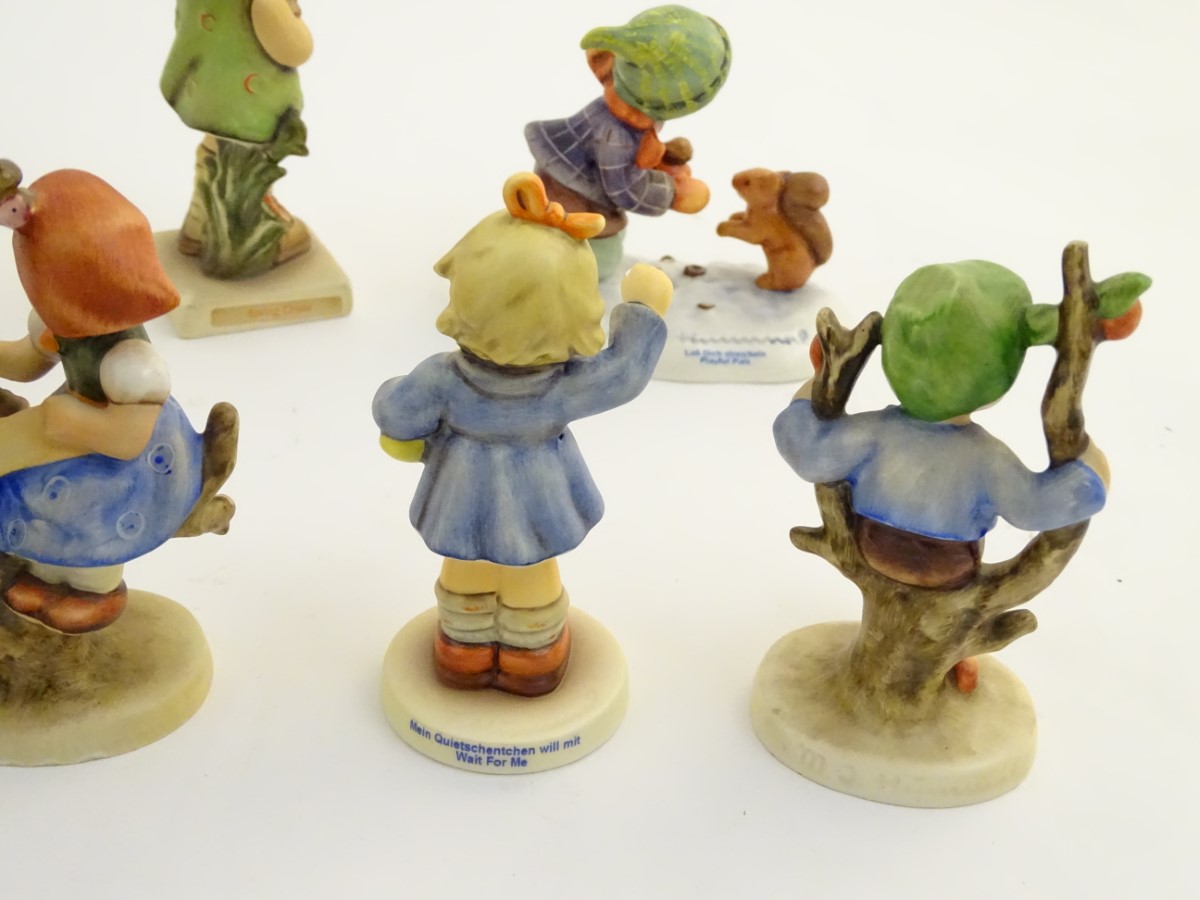 A collection of 9 Hummel Goebel countryside figures, comprising: Best Friends (model no. - Image 10 of 12