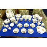 A large quantity of Royal Worcester wares in the pattern Evesham.