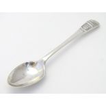 A prize / trophy teaspoon titled ' Morpeth Rifle club' Hallmarked Sheffield 1904 maker Walker &