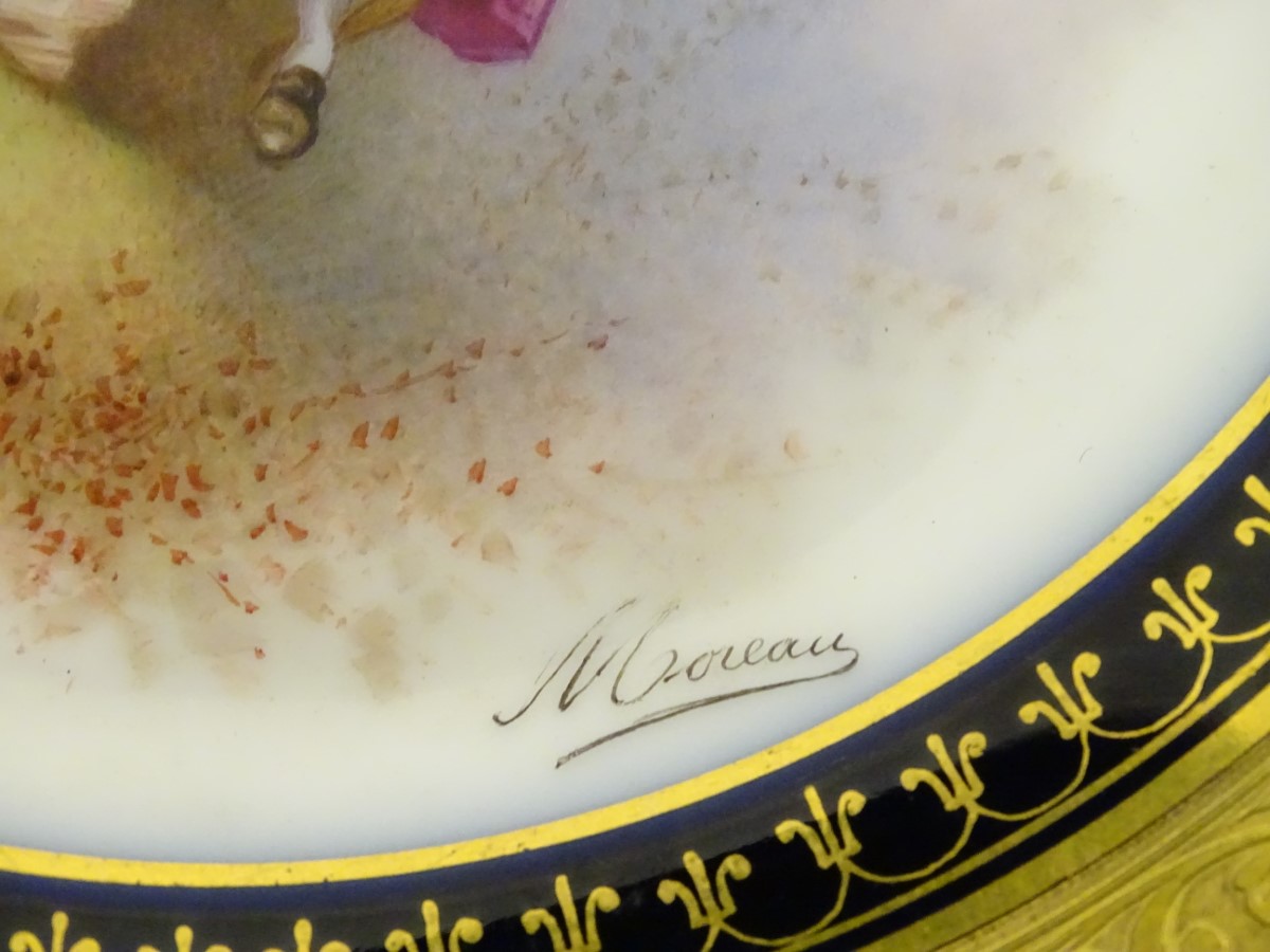 A cabinet plate in the manner of Sevres, - Image 6 of 7