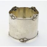 A Swedish silver napkin ring c.