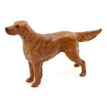 A Beswick model of a dog, Sugar of Wendover, Irish Setter, model no. 966. Marked under. Approx.