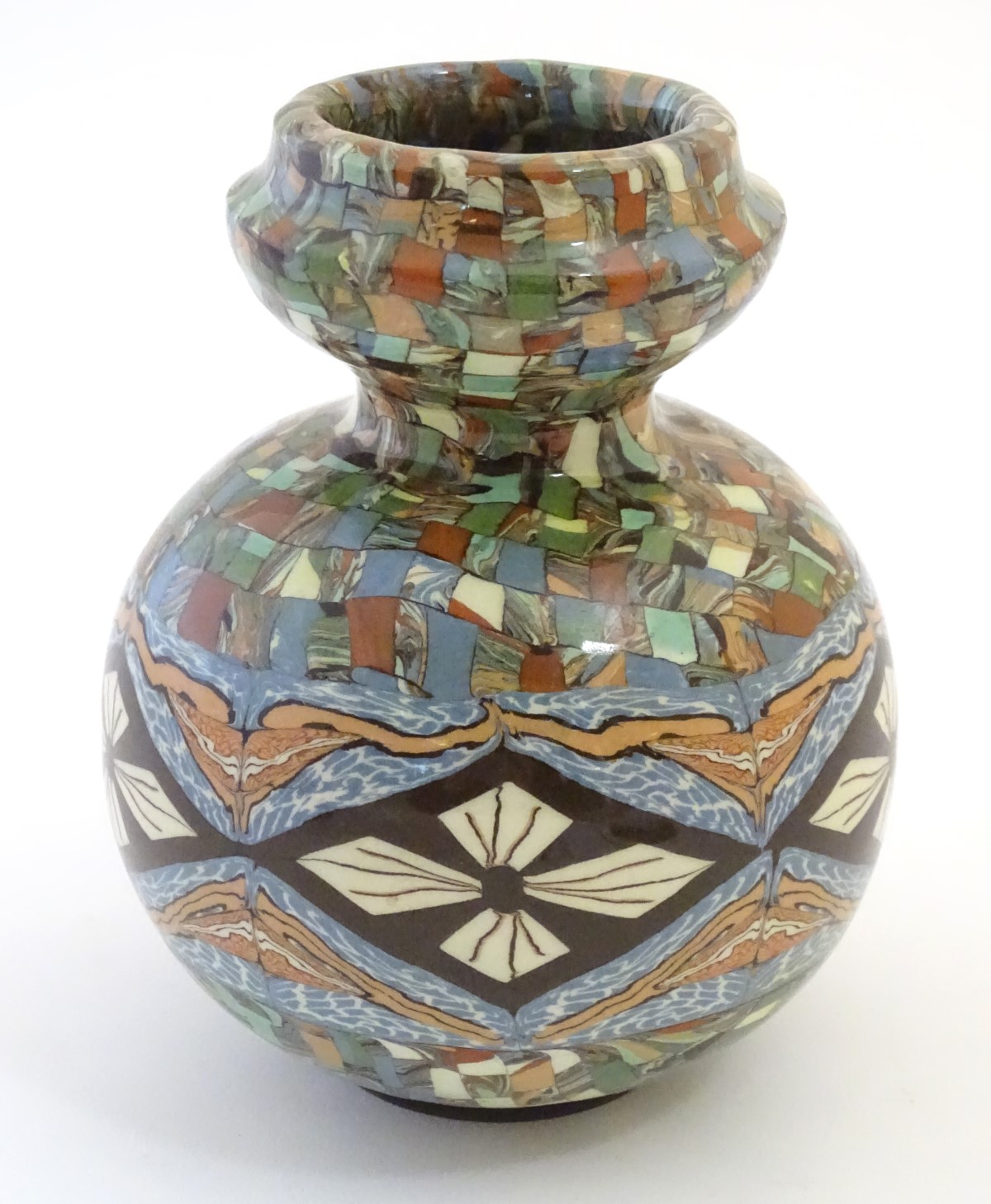 A Vallauris vase designed by the French potter Jean Gerbino,