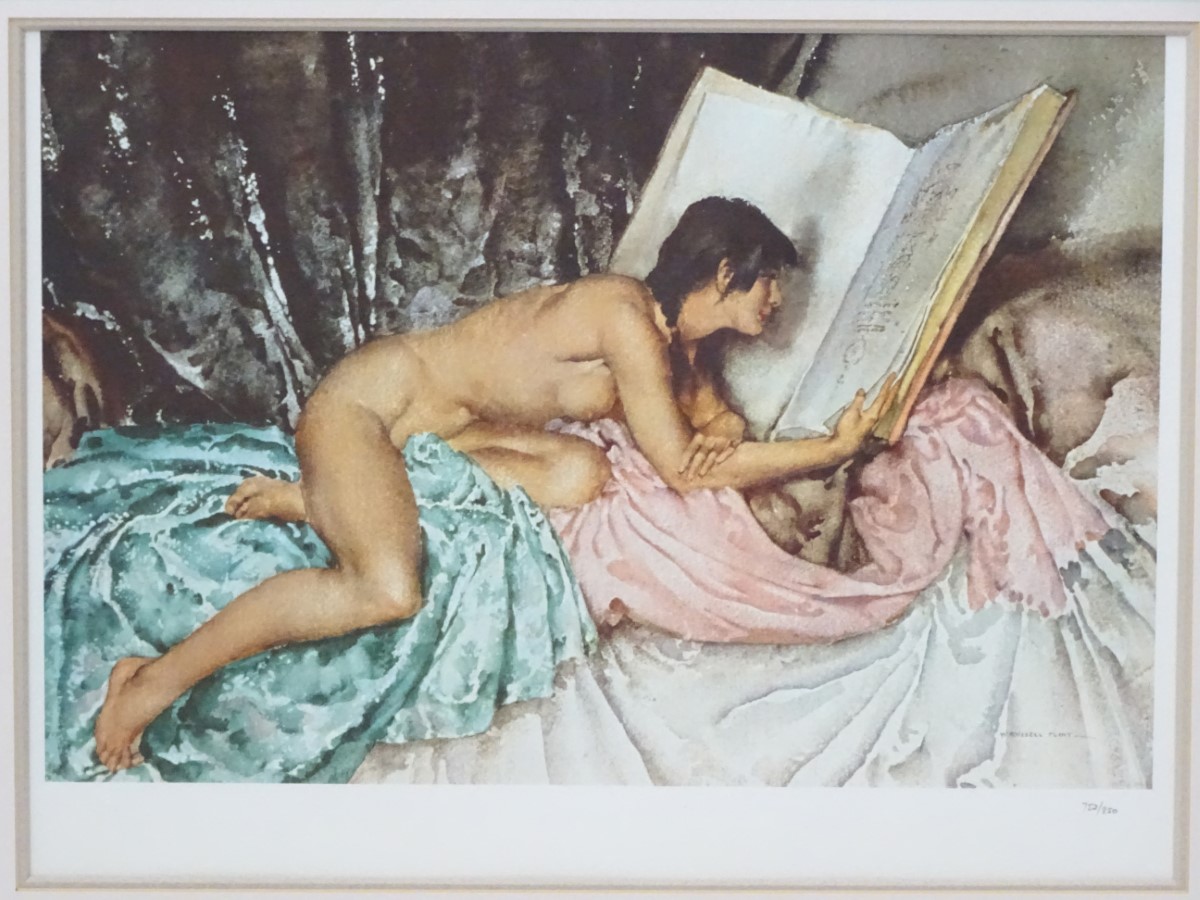 After Sir William Russell Flint (1880 - 1969), Limited edition colour print, - Image 4 of 5