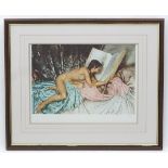 After Sir William Russell Flint (1880 - 1969), Limited edition colour print,