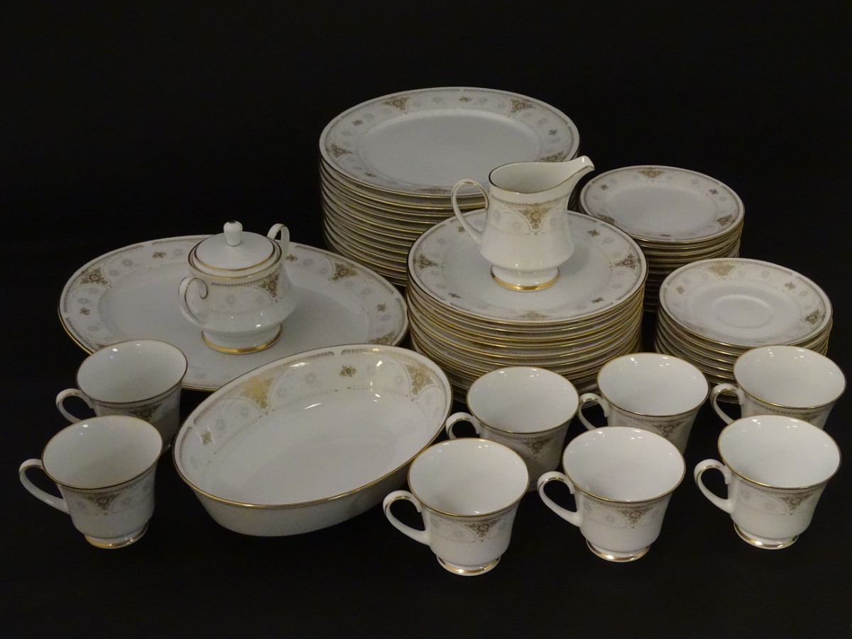 A quantity of Noritake tea and dinner wares in the pattern Highclere, - Image 5 of 5