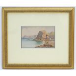 George Oliver Ayre, XX, English School, Watercolour, Cornelian Bay near Scarborough,