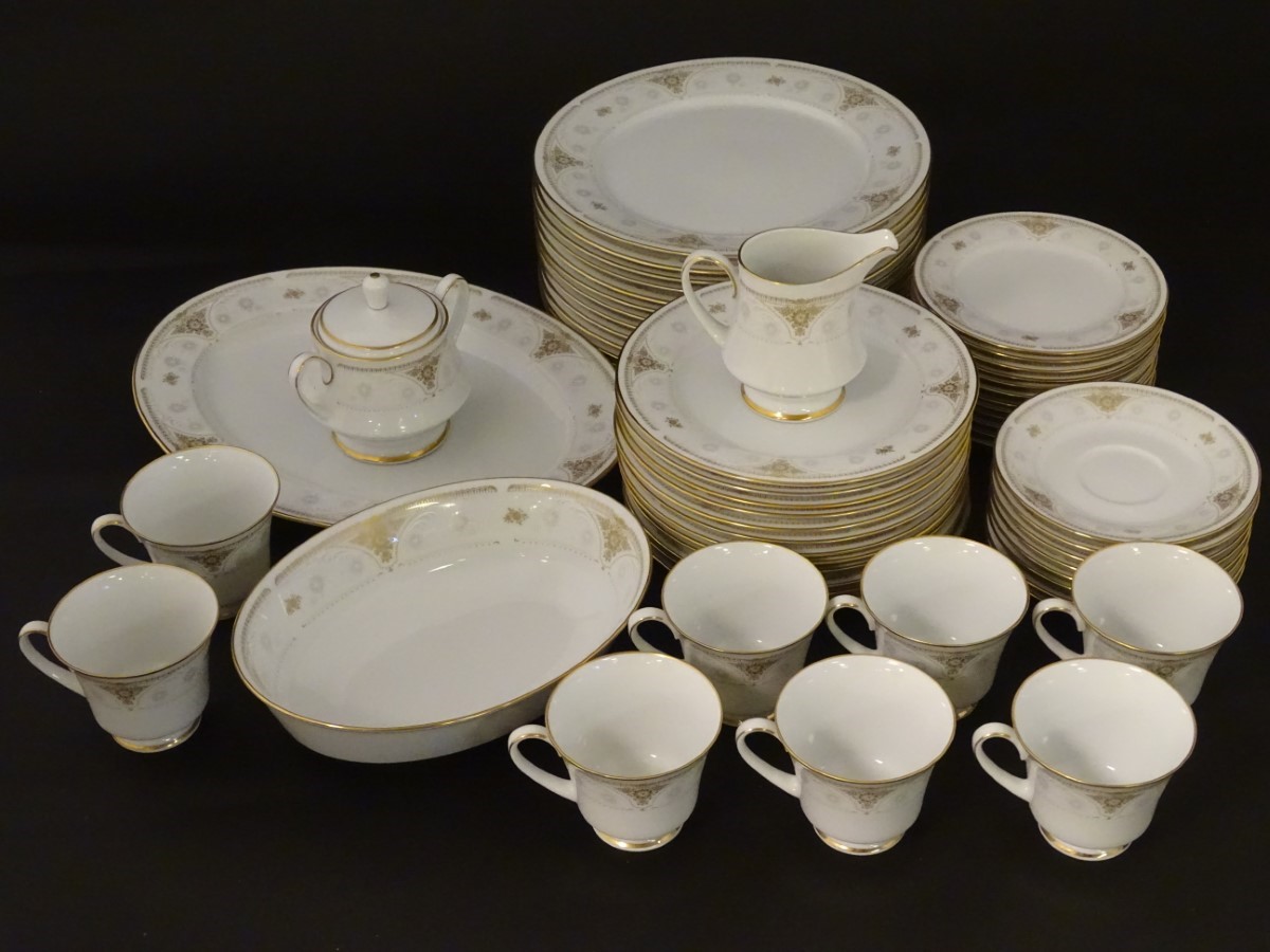 A quantity of Noritake tea and dinner wares in the pattern Highclere, - Image 2 of 5