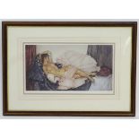 After Sir William Russell Flint (1880 - 1969), Limited edition colour print, 'Model Reclining ' ,