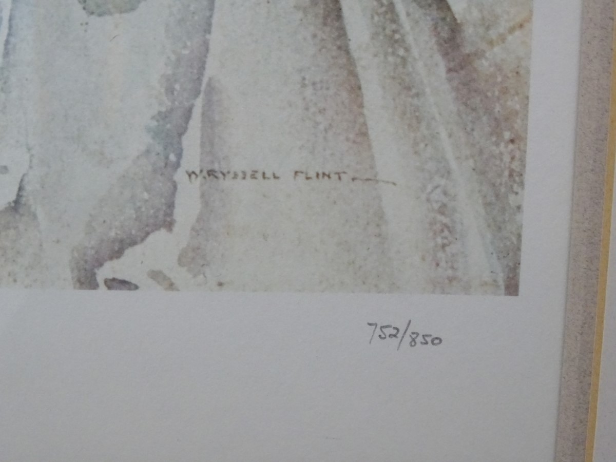 After Sir William Russell Flint (1880 - 1969), Limited edition colour print, - Image 5 of 5