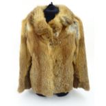A vintage short length fur coat, approx.