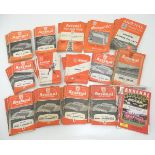 A quantity of Arsenal football match programmes from 1940s, 1950s and 1960s,