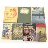 Books: A quantity of books on the subject of angling,