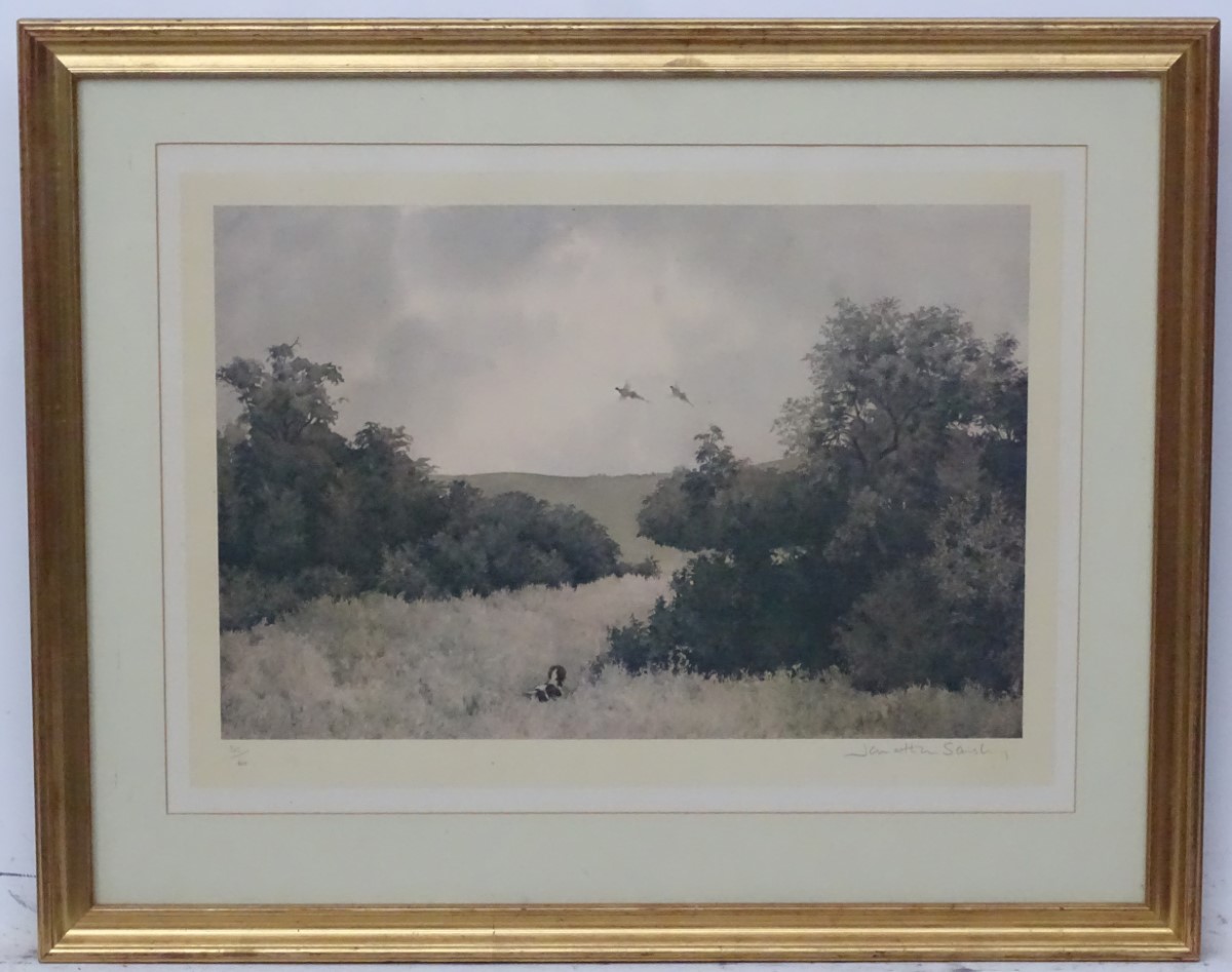 Shooting : Jonathon Sainsbury 1951 , Signed limited edition print 303/600 ,