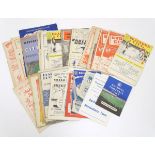 A quantity of assorted football match programmes from the 1950s, teams to include, Reading,