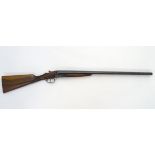 Shotgun: a Zabala 'The Basque' 12 bore side by side boxlock non ejector,