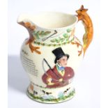 A Crown Devon musical jug commemorating John Peel,