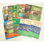 A quantity of assorted Wembley Stadium football match programmes, to include England v.