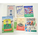 A quantity of assorted football match programmes,