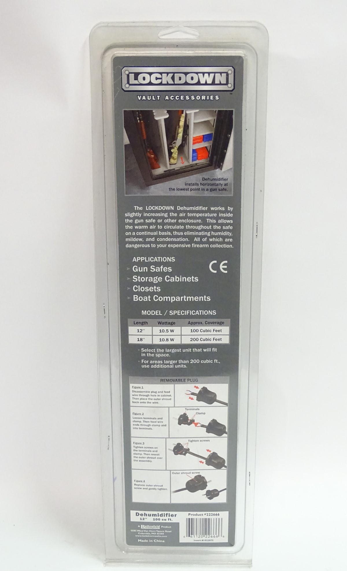 A 'Lockdown' gun cabinet dehumidifier, - Image 3 of 3