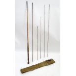 Fishing : A traditional hexagonal Split Cane ( probably Westley Richards) 10' 5" ( or 9'9"