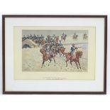 After Richard Simkin (1840-1926), Lithograph, 10th (Prince of Wales's) Royal Hussars,