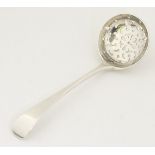 A Victorian sifter spoon hallmarked London 1890 maker Charles Boyton 5 1/2" (42g)