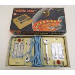 Toy: A 20thC Space Station Morse Code signalling set toy, no. 107. In original box. Box approx.