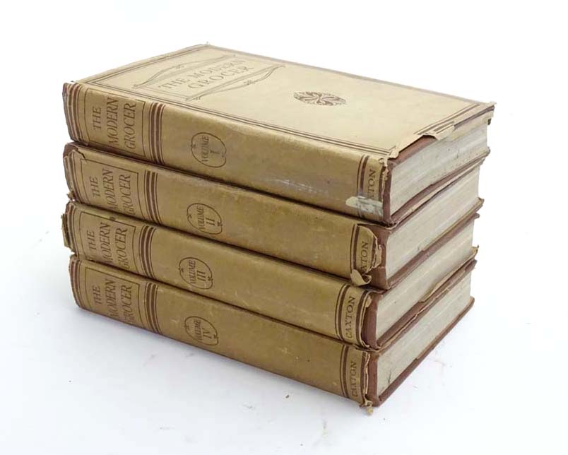 Books: The Modern Grocer and Provision Dealer, in 4 volumes, edited by C. L. T.