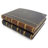 Books: Two grand tour 19thC bound scrapbooks, 'Rome, Milan,