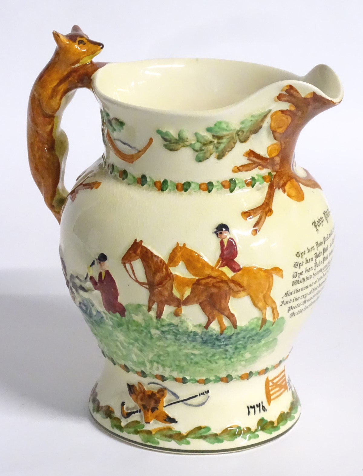 A Crown Devon musical jug commemorating John Peel, - Image 3 of 7